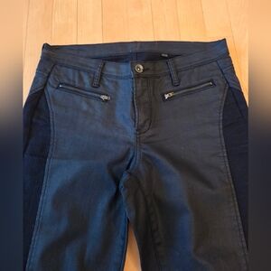 Vintage Calvin Klien Designer Jeans Black Waxed & Brushed panels sz. 29 (8)